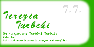 terezia turbeki business card